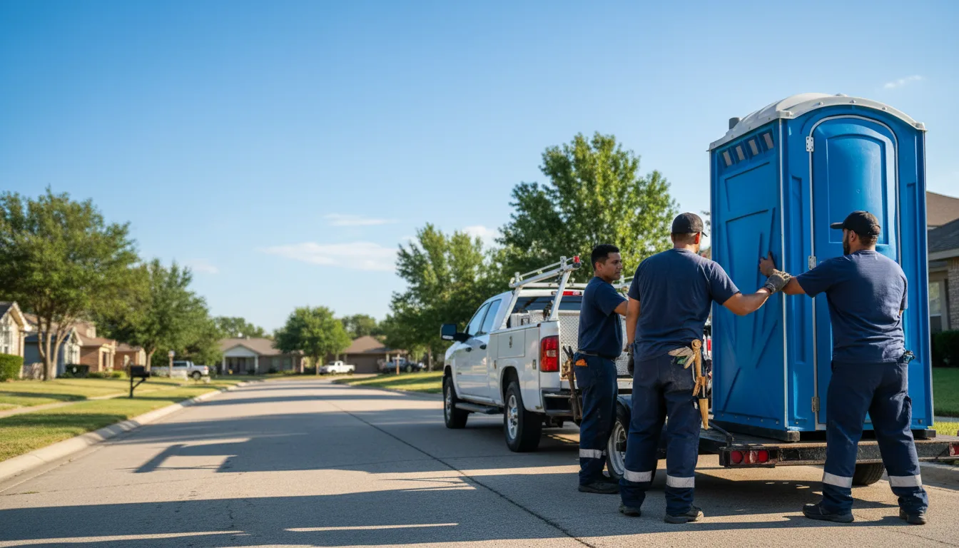 Portable Toilet Rental in Honobia, OK near me